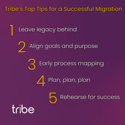 Tribes Top Tips for a Successful Migration