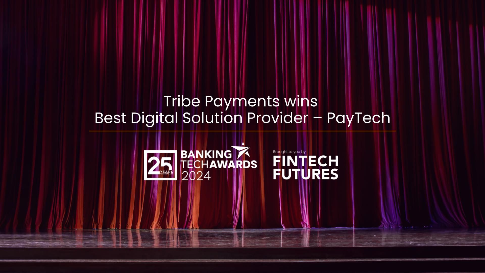 Tribe crowned Best Digital Solution Provider at the Banking Tech Awards